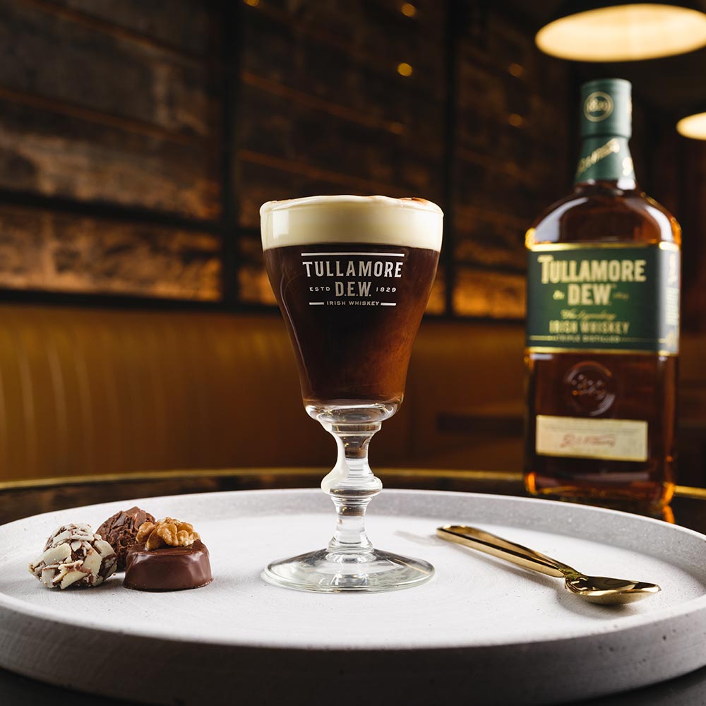 Irish Espresso - Irish Coffee Cocktail Recipe - Tullamore D.E.W.